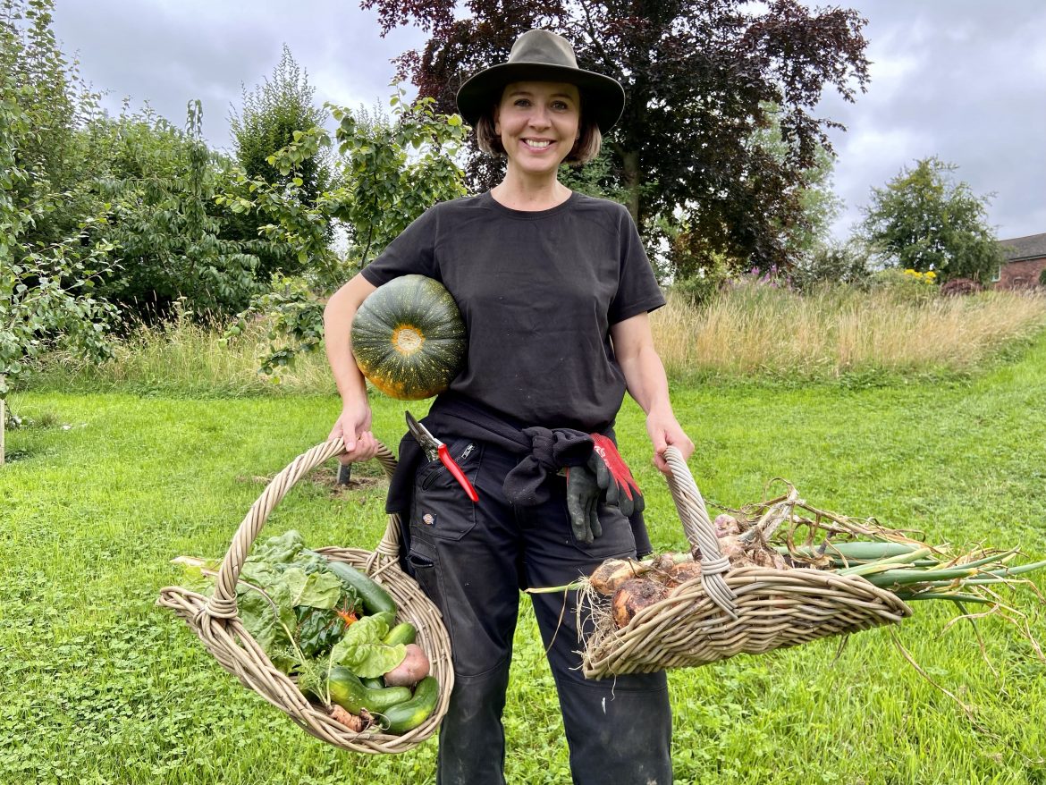 Harvesting vegetables