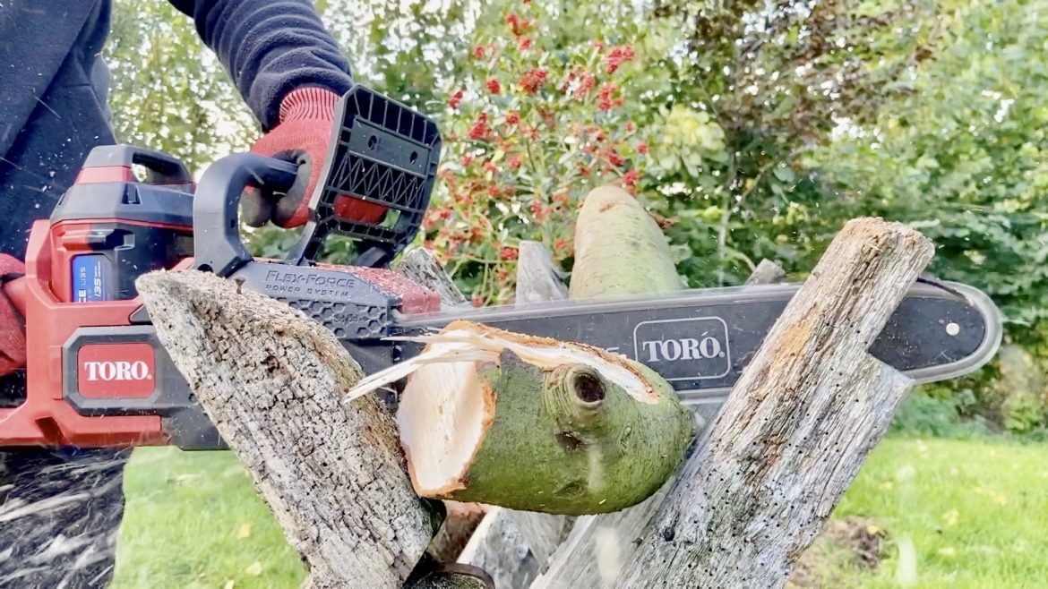 Toro 41cm Flex-Force battery operated chainsaw review